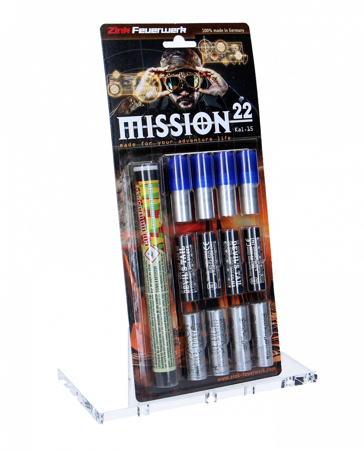 Zink Mission 22 Sort. 15mm